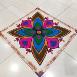 flower ranggoli